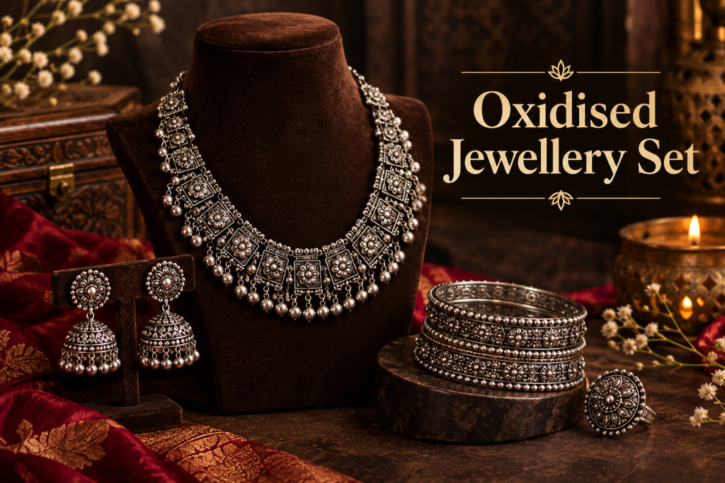 Oxidised Jewellery set